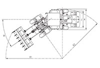 03 Wheel Loader 737K Tier 2 Operating Weight 10300kg Rated Load 92kW 125hp Bucket Capacity 1.7m3 Drawing