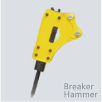 100 Wheel Excavator Optional Attachment Breaker Hammer