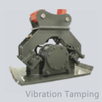 102 Wheel Excavator Optional Attachment Vibration Tamping