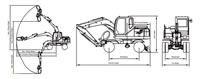 112 Wheel Excavator 9085LZ 8 Drawings
