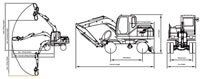 114 Wheel Excavator 9085LNZ 9G Drawings