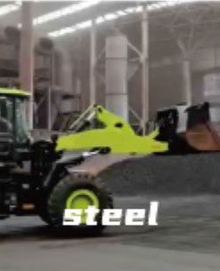 23 Wheel Loader for Steel Plant