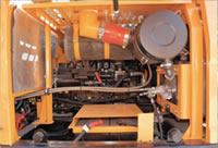 96 Wheel Excavator Maintenance Hatch c